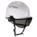 Skullerz By Ergodyne 8975V Anti-Fog Smoke Lens White Class C Safety Helmet with Visor 8975V